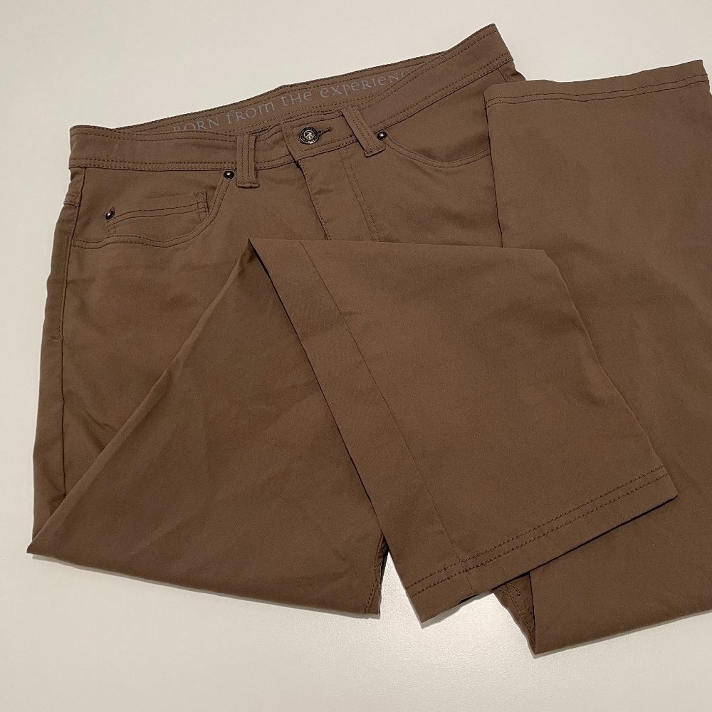 prAna Brown Slim Fit Hiking Pants Men's 32 x 30 Born from the Experience